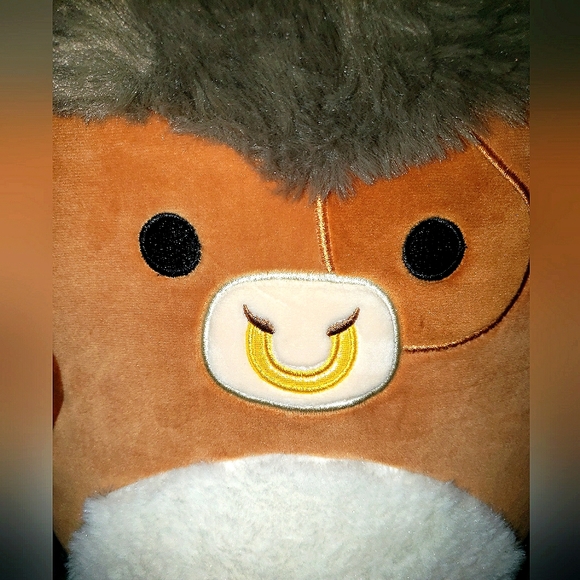 Squishmallows 11" Shep the Brown Spotted Bull Cow 2023 KELLYTOY NWT - Picture 7 of 10